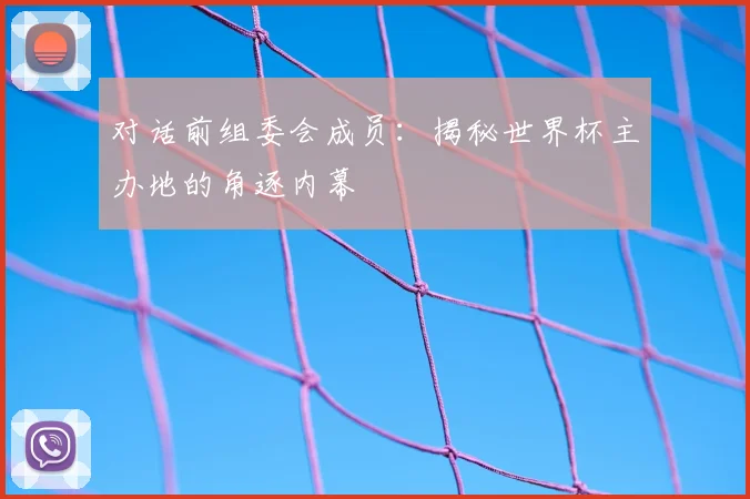 对话前组委会成员：揭秘世界杯主办地的角逐内幕
